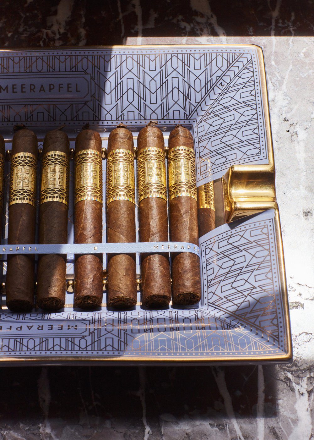 009. MEERAPFEL Cigar Mansion Angle Cabinet 10 Double Robusto Master Blend Ernest.jpg