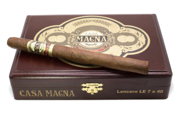 Closed Box of Limited Edition Casa Magna Colorado Lancero Cigars