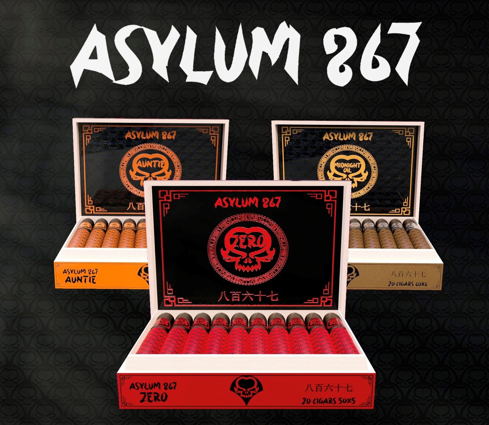 C.L.E. Asylum 867 boxes of cigars