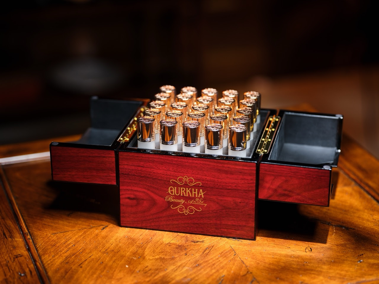 Gurkha Open Box of 25th Anniversary Beauty Cigars