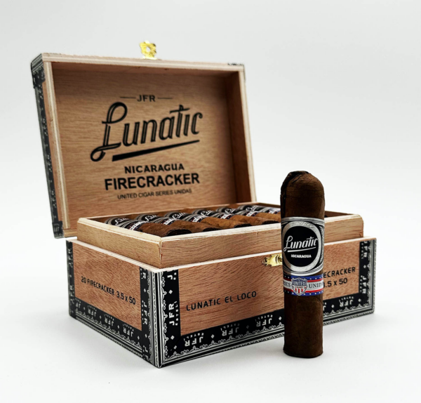Open Cigar Box Lunatic Firecracker