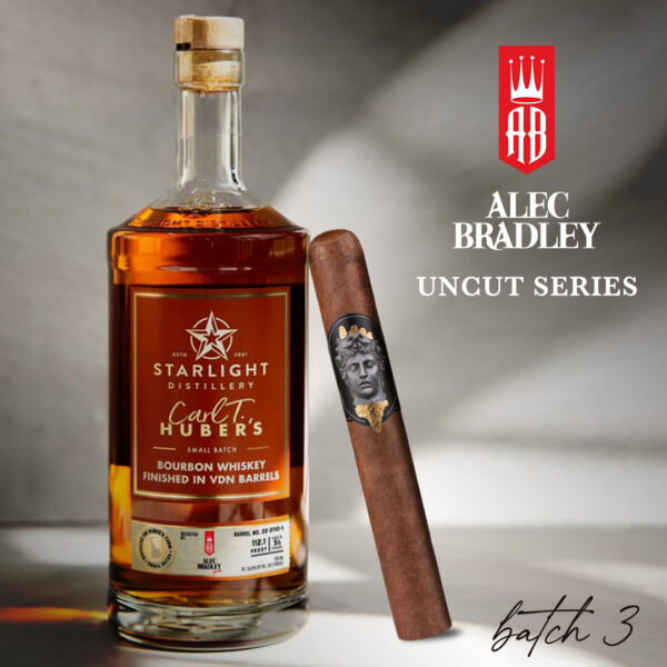 Alec Bradley Cigar and Starlight Bourbon Whiskey